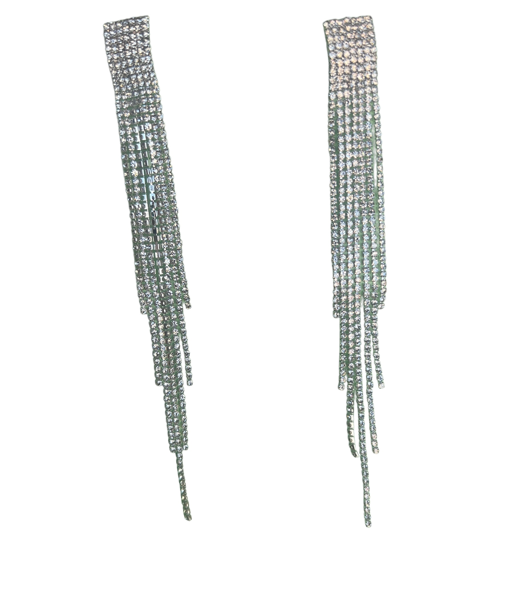 Crystal Cascade Dangle Earrings